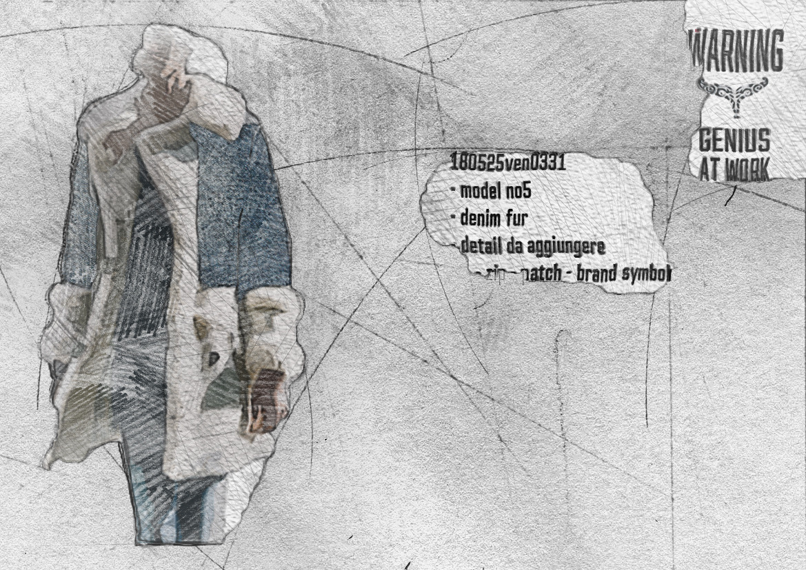 180525_no5 Denim fur_1 layer sktch action.jpg