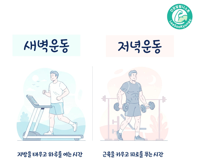 새벽 운동, 저녁 운동.jpg