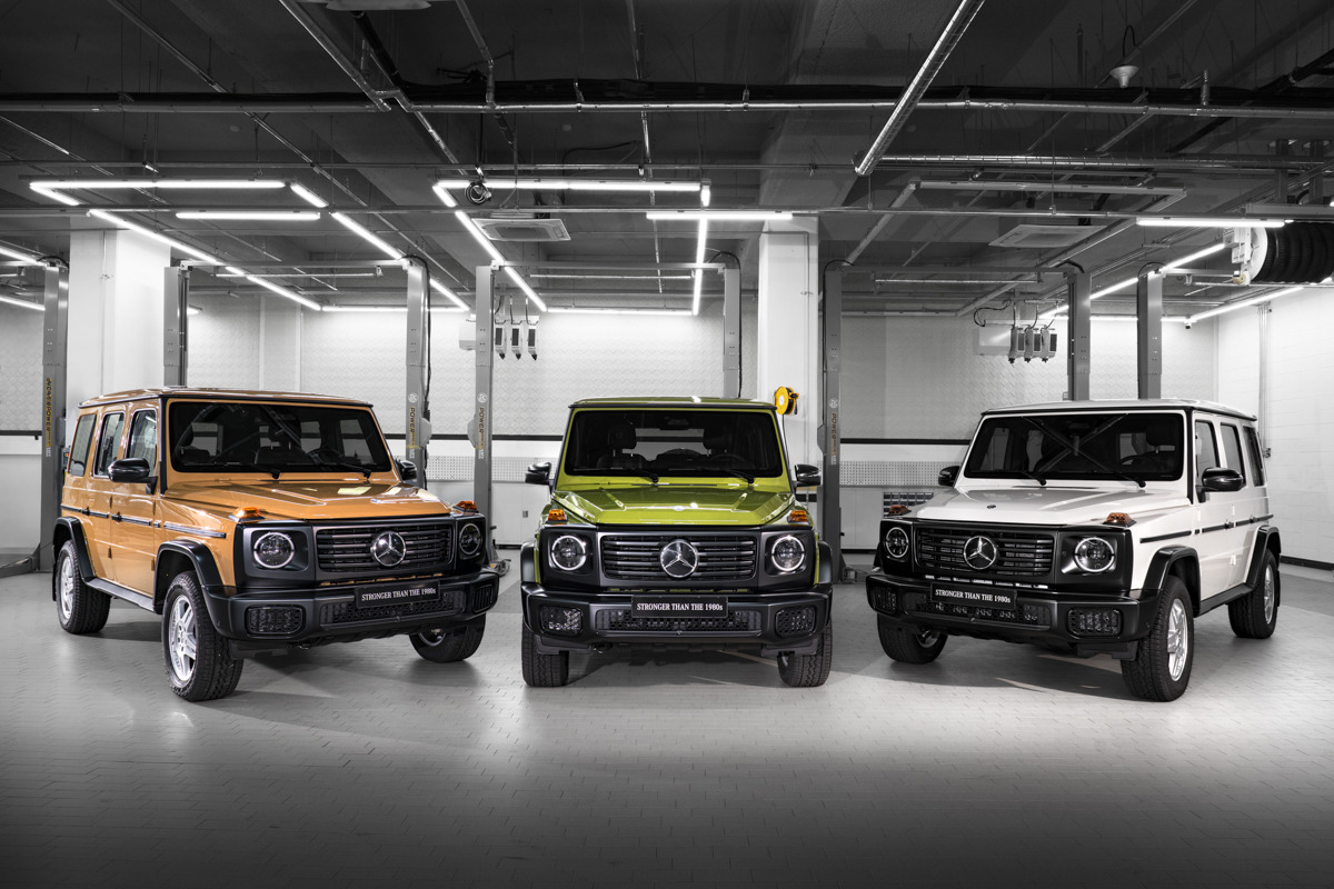 [사진 11] 메르세데스-벤츠 코리아, 신차 출시 기념 차범근_추신수_이동휘와 1980년대 G-클래스를 오마주한 차량과의 만남.jpg
