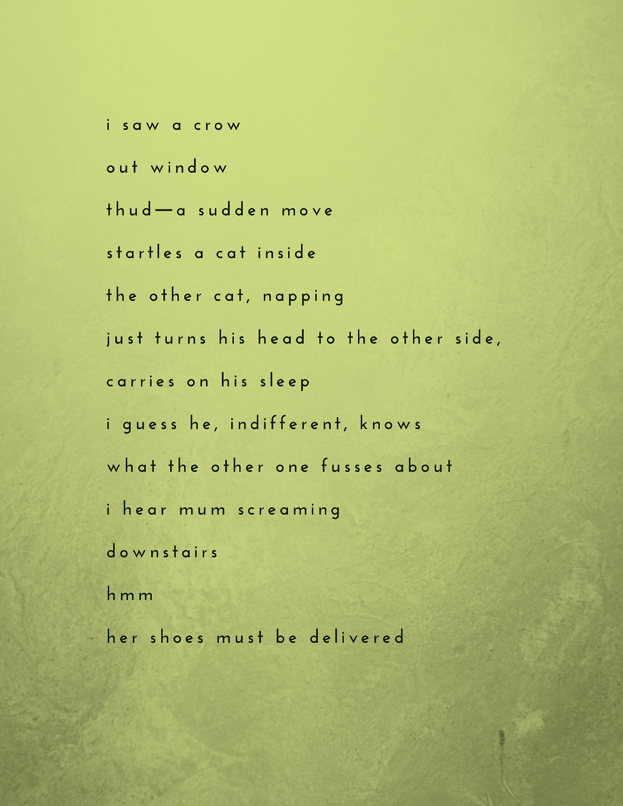 at 11 pmmy laundry machine is onits regular exercisesounds almost my nighthe snores consciously cuteㅡi gaze up his sunday face,then put my head on his chestto feel his beatthump thumpit reminds me of the onewhen we f (1).jpg