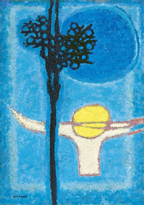 매화와 달과 백자_1950년대.jpg