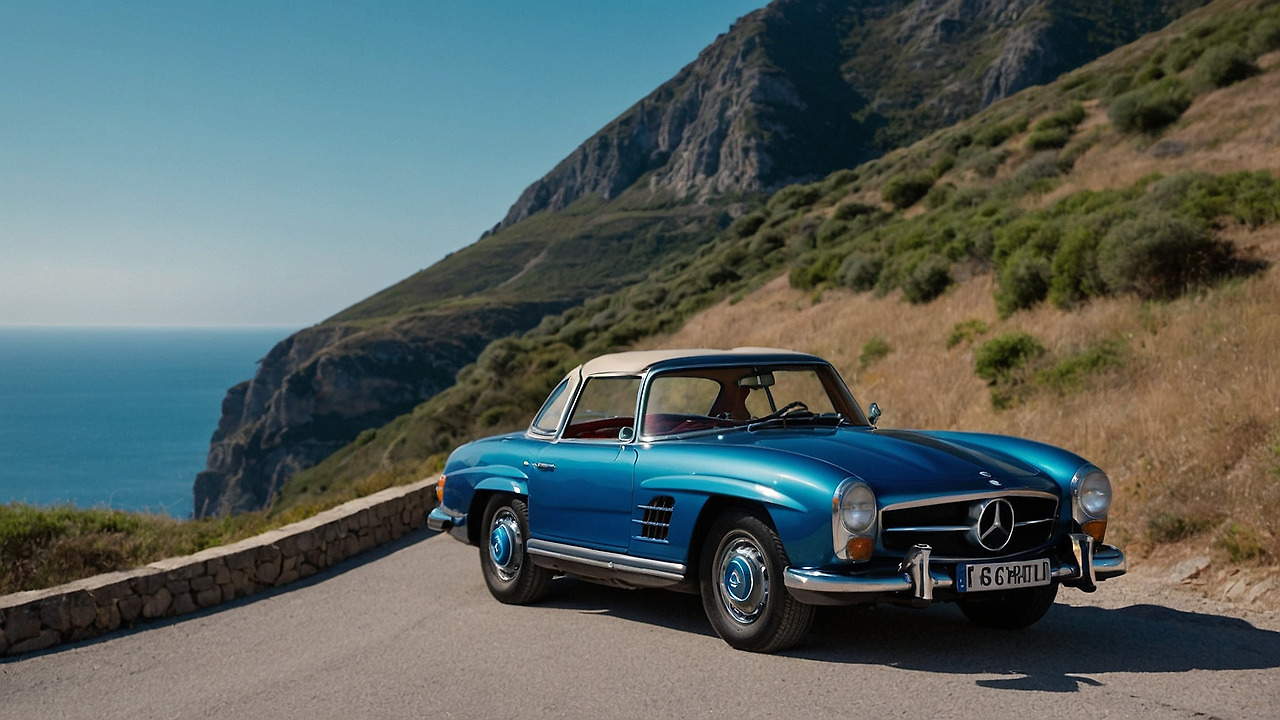 Default_There_is_a_road_on_the_hill_a_MercedesBenz_Classic_car_3.jpg