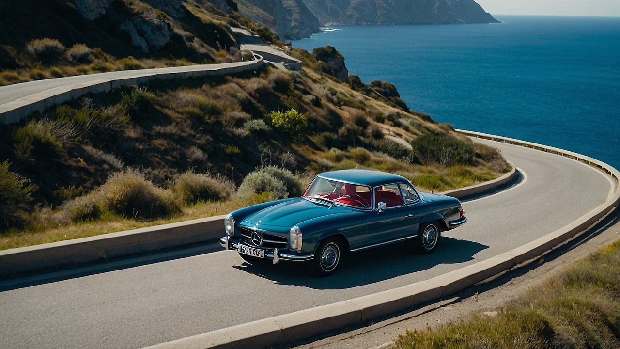 Default_There_is_a_road_on_the_hill_a_MercedesBenz_Classic_car_1.jpg