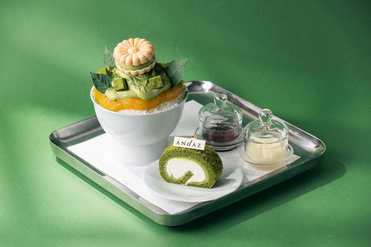 사진 보도_안다즈 서울 강남_그린티 만다린 빙수 선보여.jpg