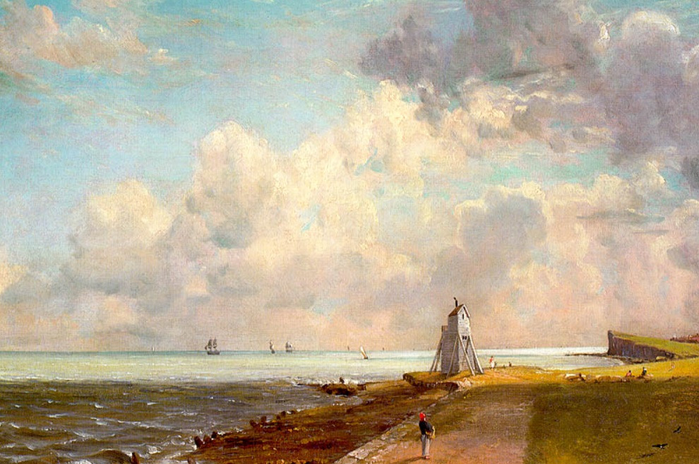 The low lighthouse and beacone hill 1820.jpg