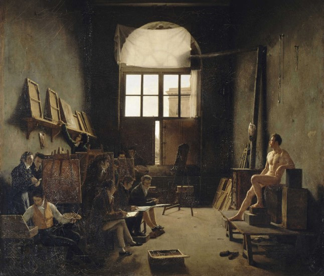 레옹 마티유 코슈로 [다비드 아틀리에의 실내].jpg