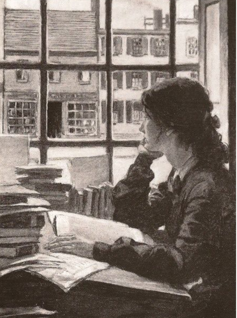 Woman Reading by Window. Jessie Wilcox Smith (American, 1863-1935).jpg