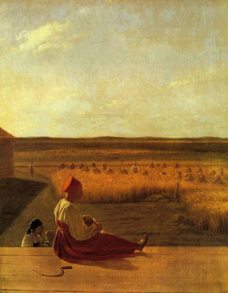 14번방 알렉세이 베네치아노프(1780-1847) 여름수확( 1820)60 х 48,3 트레챠코프 미술관 모스크.jpg