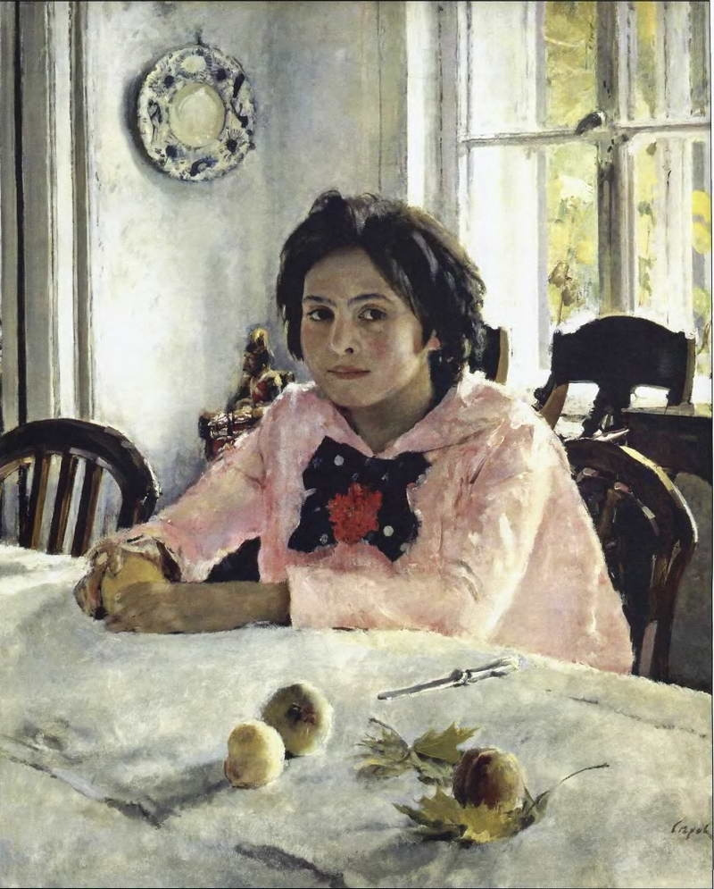 복숭아와 소녀 1887년.jpg