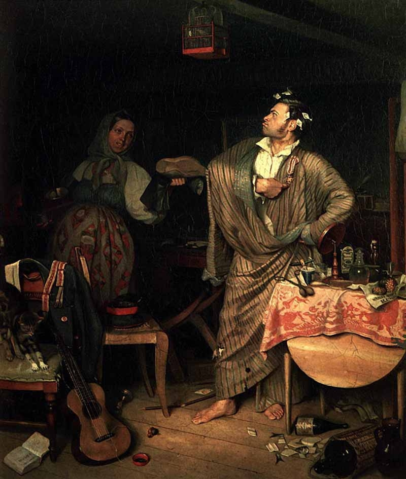 15번방 파벨 페도토프 (1815-1852)신출내기 사교계 남자 (1847)48,5 х 42,5.jpg