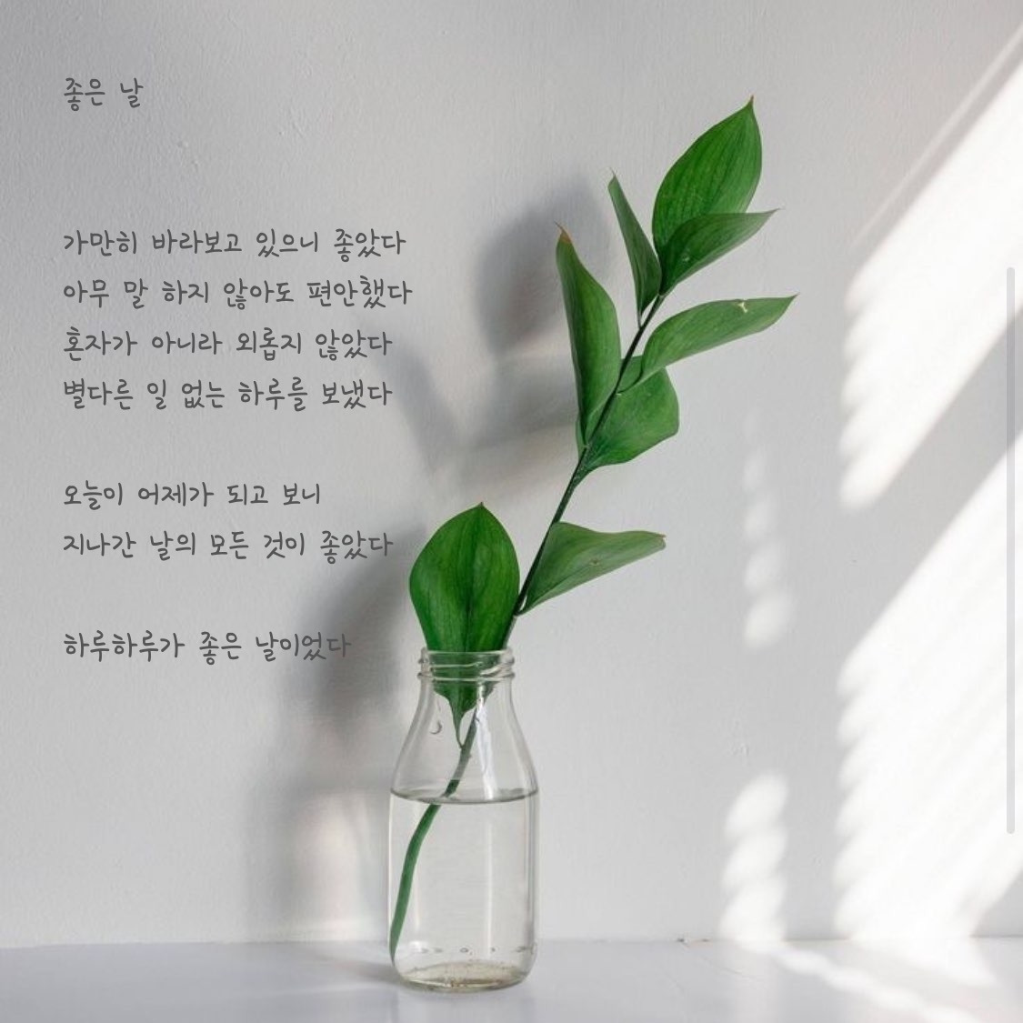 좋은 날