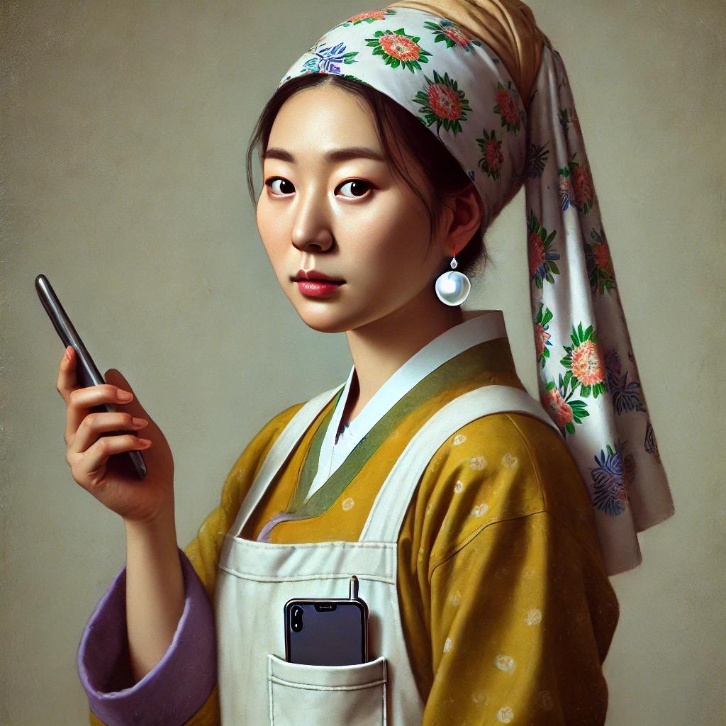 A_parody_of_the_famous_painting_'Girl_with_a_Pearl_with_Pocket_and_Phone.jpg