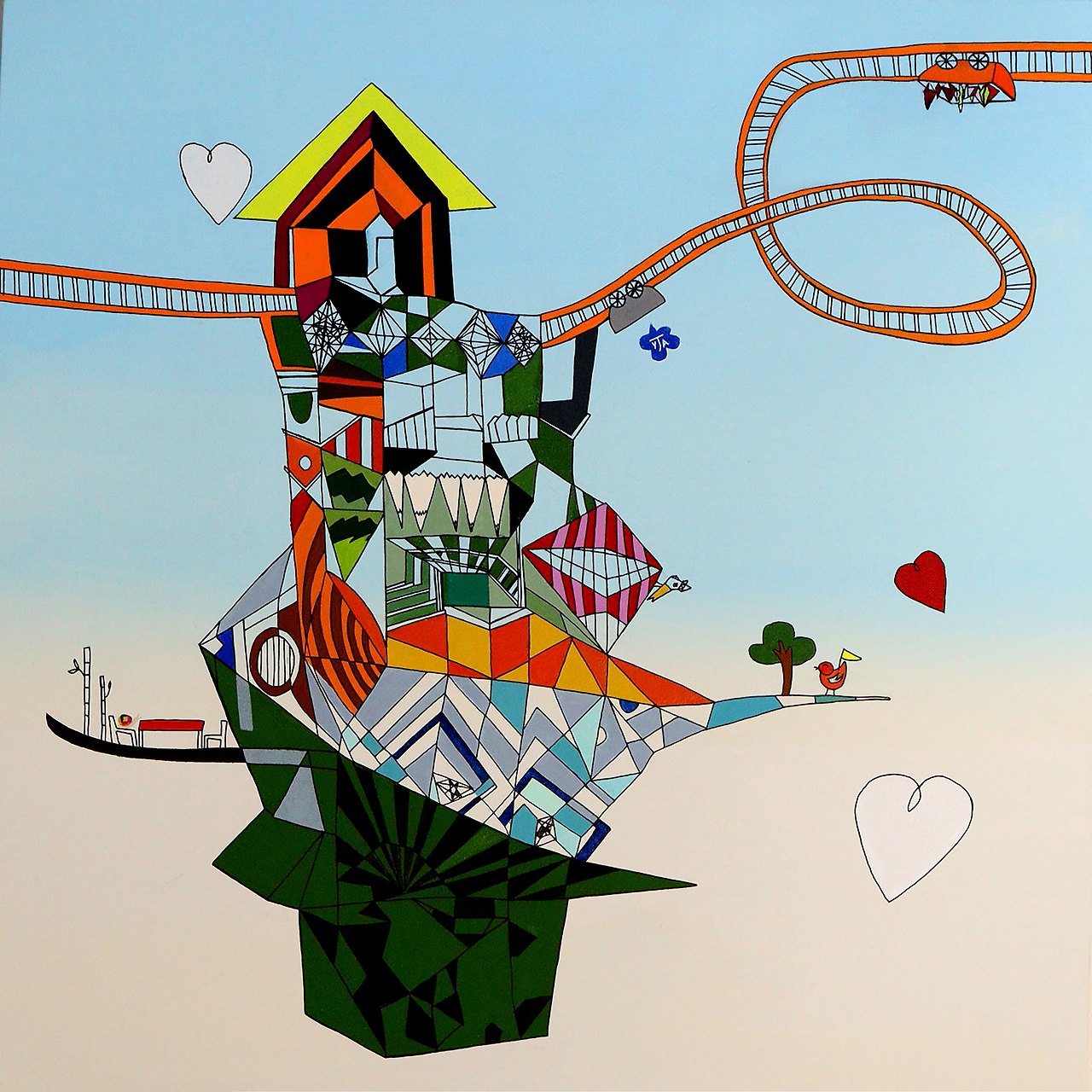 사랑을 싣고서_ 60.6X60.6 cm_ Mixed Media_ 2021.jpg