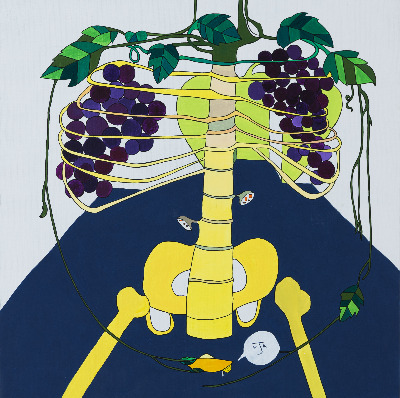 Purple room #959   60.6 x60.6  cm_ Mixed Media_ 2019.jpg