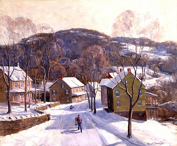 John E. Berninger(1897-1981), Sledding.jpg