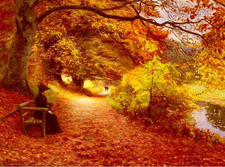 한스 앤터스 브렌데킬드 hans_anderson_brendekilde_-_a_wooded_path_in_autumn.jpg