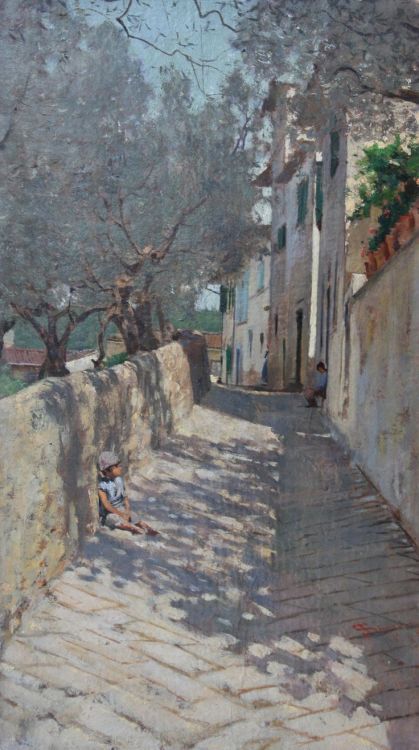 Strada alla Capponcina (Street to Capponcina) - Telemaco Signorini ,  1880-82.jpg
