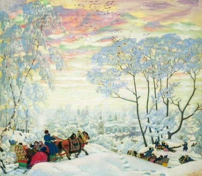 보리스 쿠스토디예프 (Boris Kustodiev)作, winter.jpg