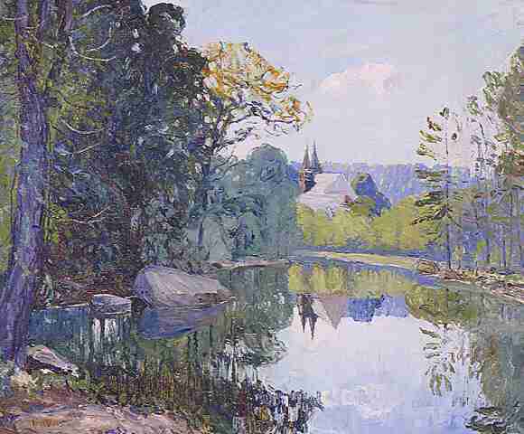 Walter Emerson Baum, summer reflection.jpg