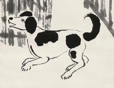 개 그림(치바이스).jpg