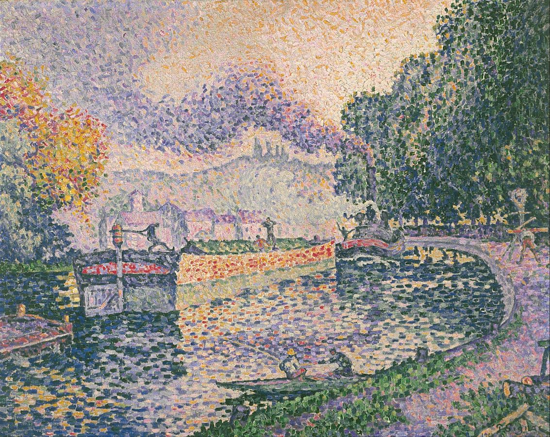 폴 시냑(Paul Signac),  예인선, 사모아의 운하.jpg