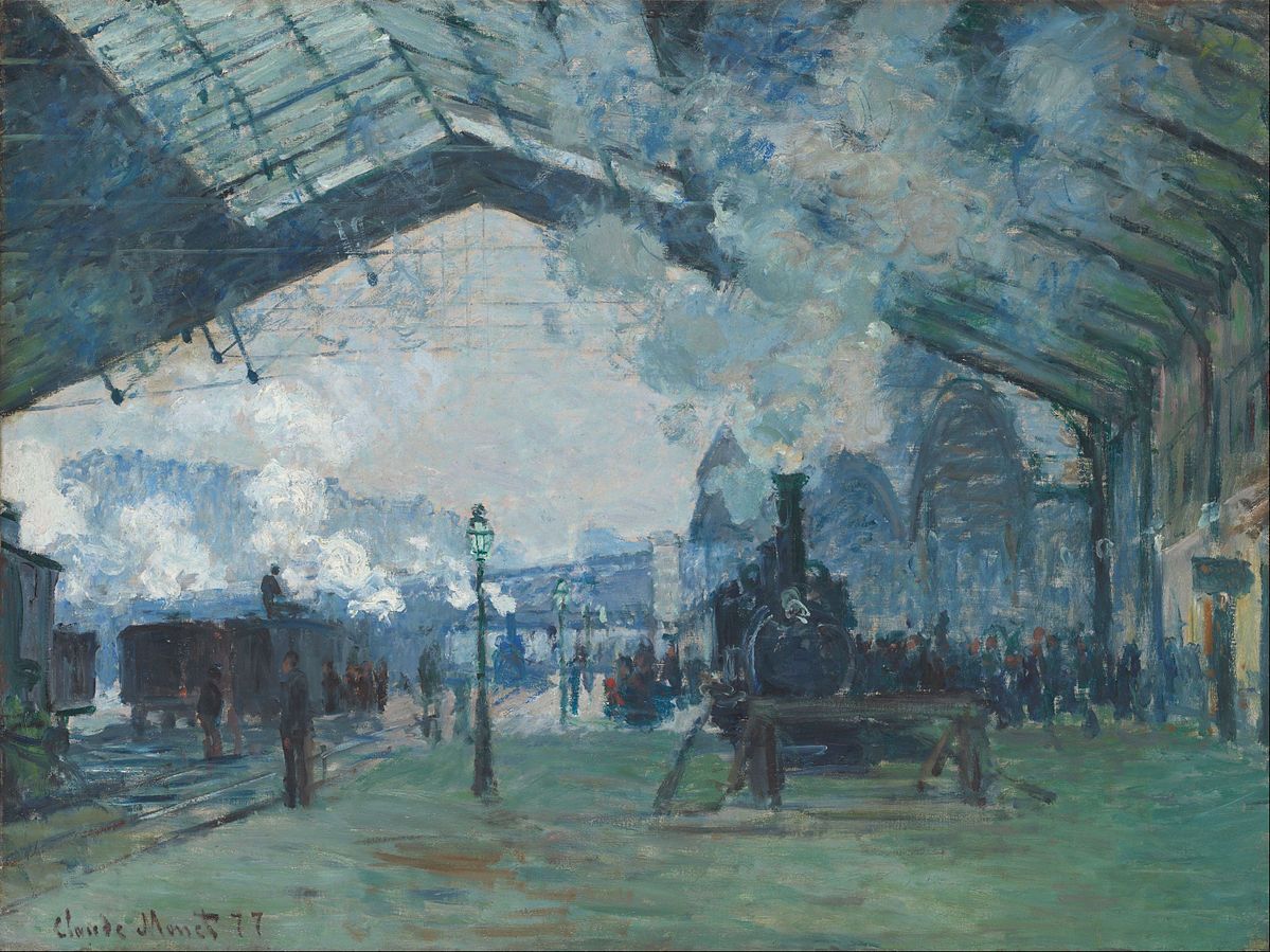 클로드 모네, Arrival of the Normandy Train, Gare Saint-Lazare.jpg