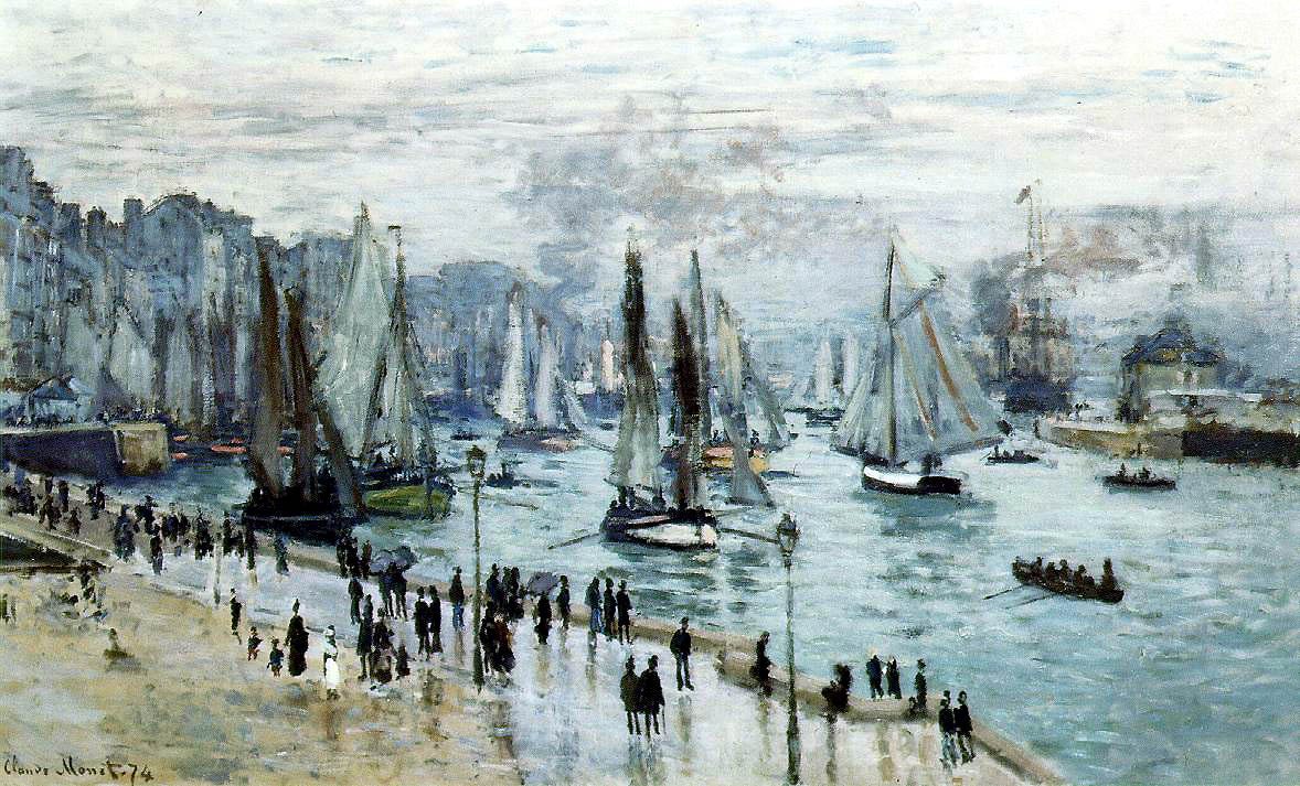 클로드 모네, Boats Leaving Harbor.jpg