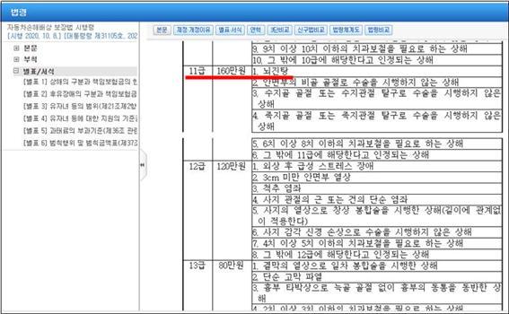 5. 자동차손해배상 보장법 시행령[별표1] 상해의 구분.jpg