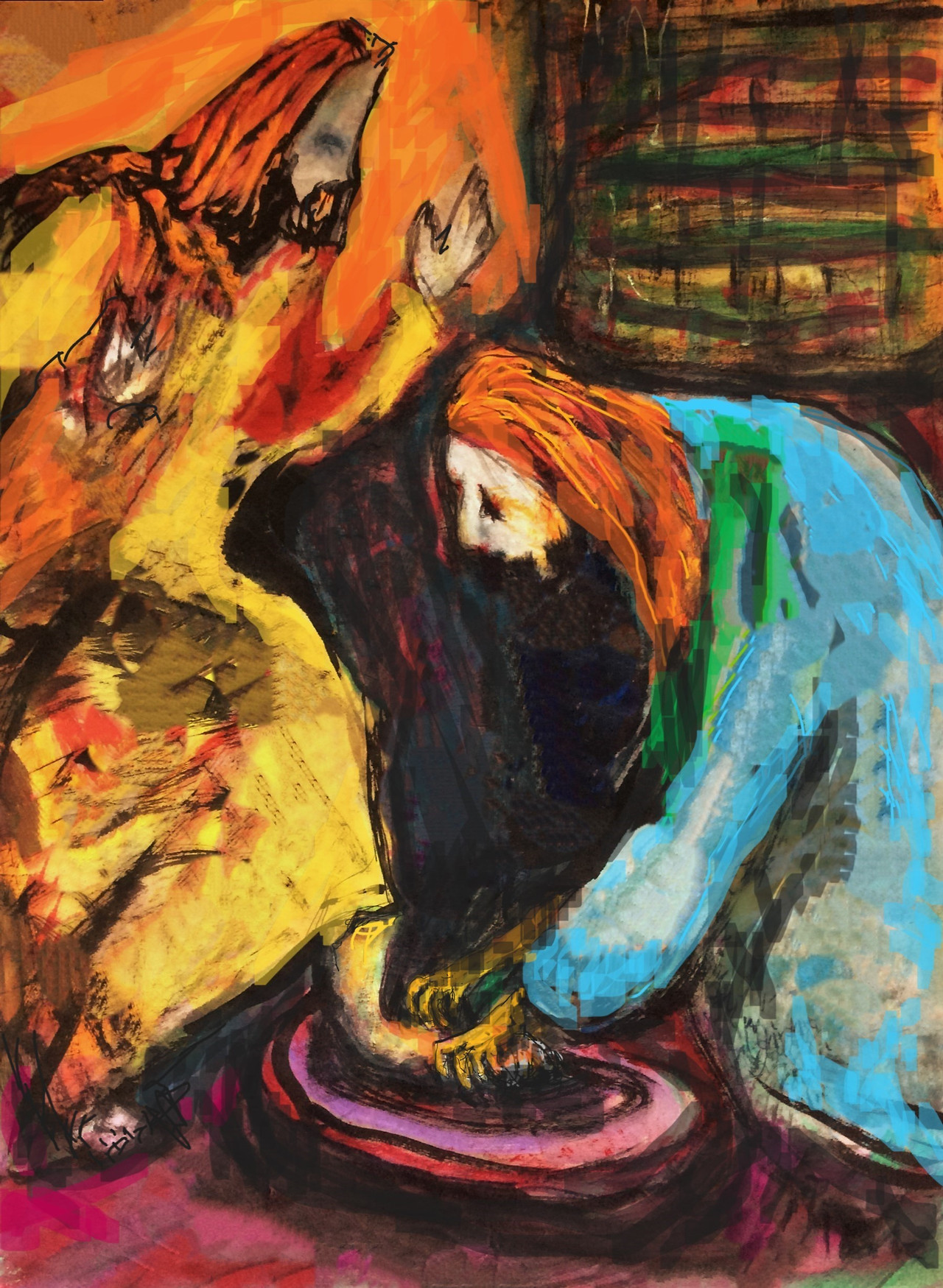 제자의 발을 씻는 예수.jpg