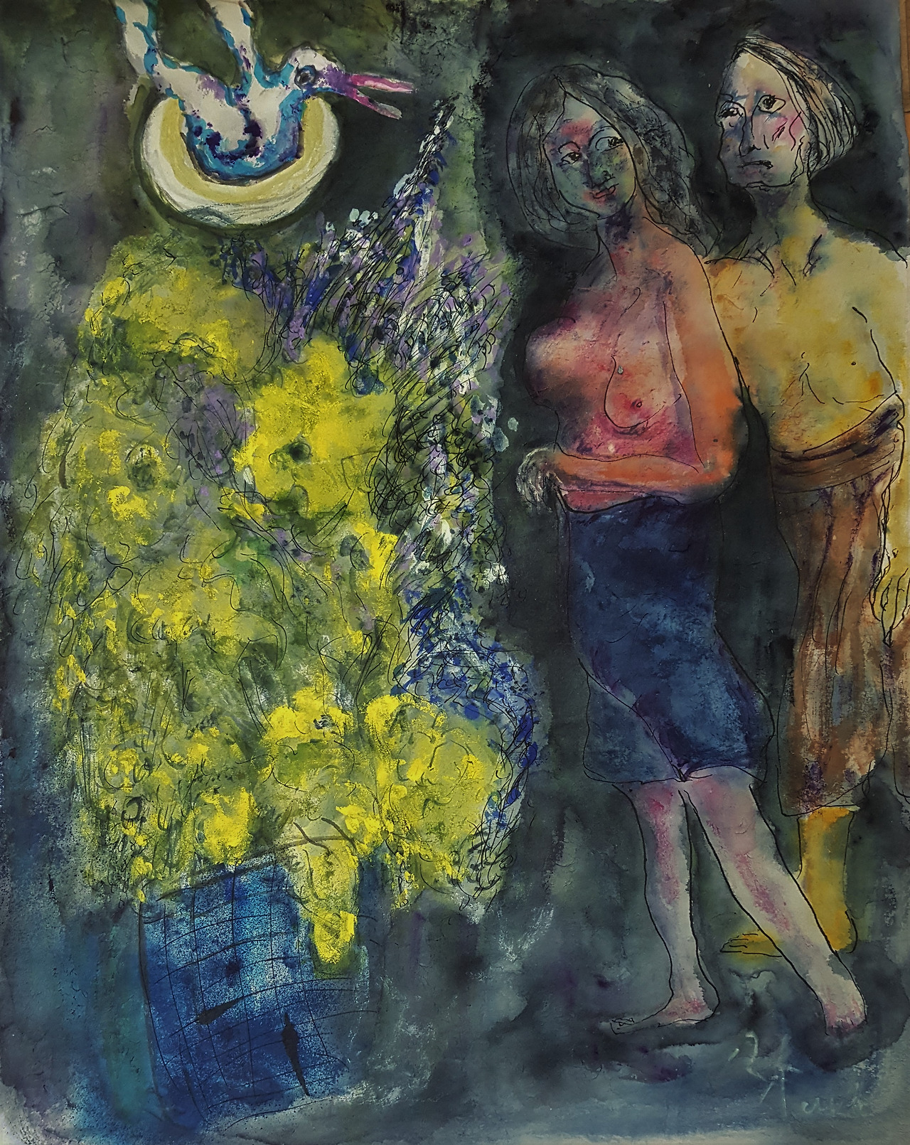 노랑꽃과 두여자.jpg