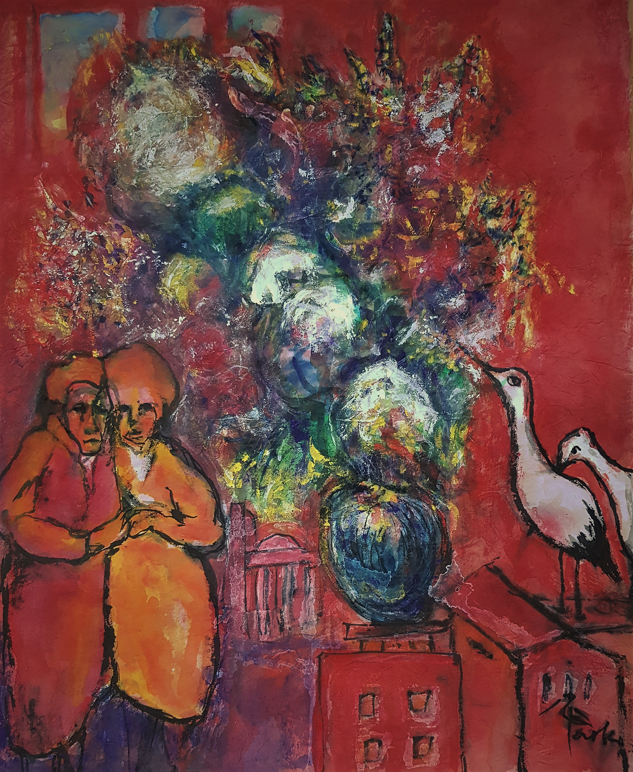 창문 아래 놓인 화병.jpg