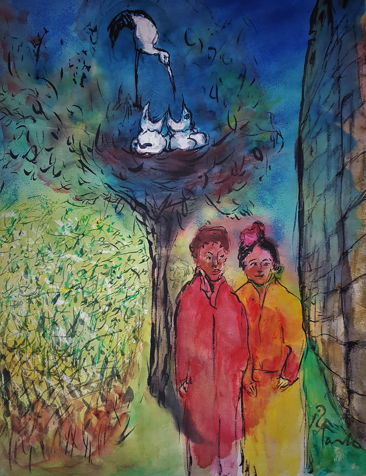 도성길을 걷는 두 사람.jpg