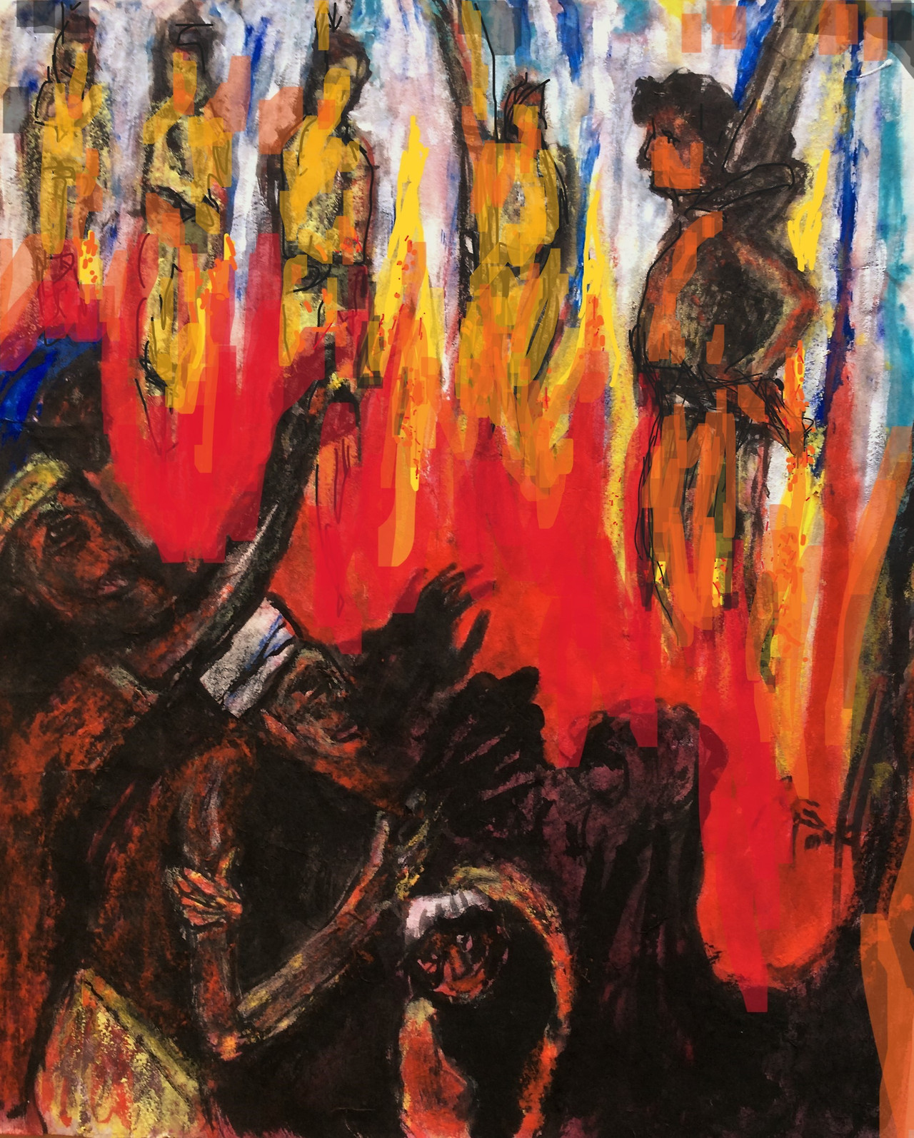 7-3 Christians of the Early Church Martyred by Burning at the stake (2022).jpg