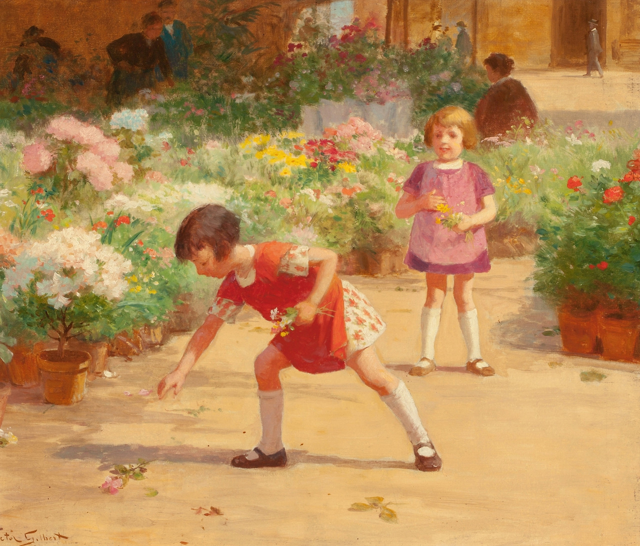 꽃모으기 - 빅터 가브리엘 길버트.jpg