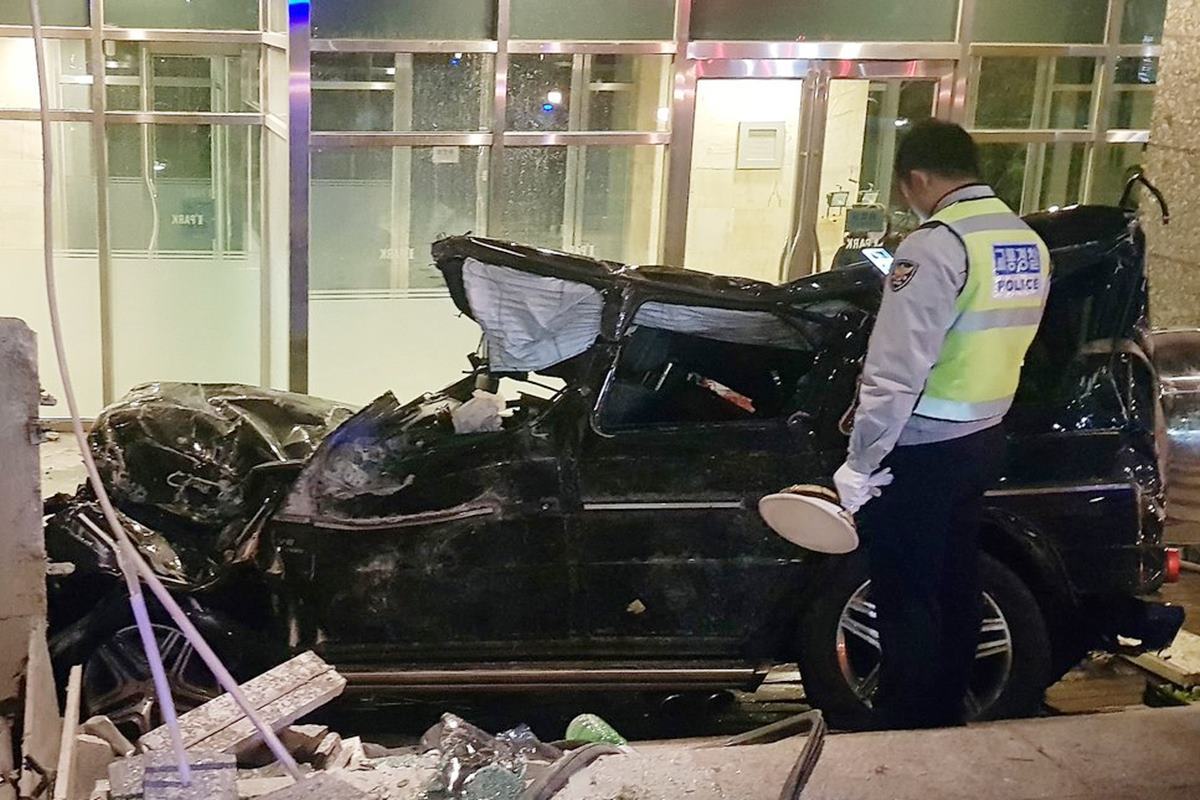 배우 김주혁의 G바겐 사고 사진 출처 =- '뉴스1'.jpg