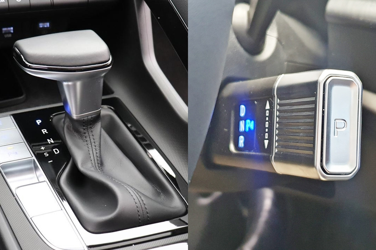 4_기계식 변속 레버와 컬럼 타입 전자식 변속 레버.jpg