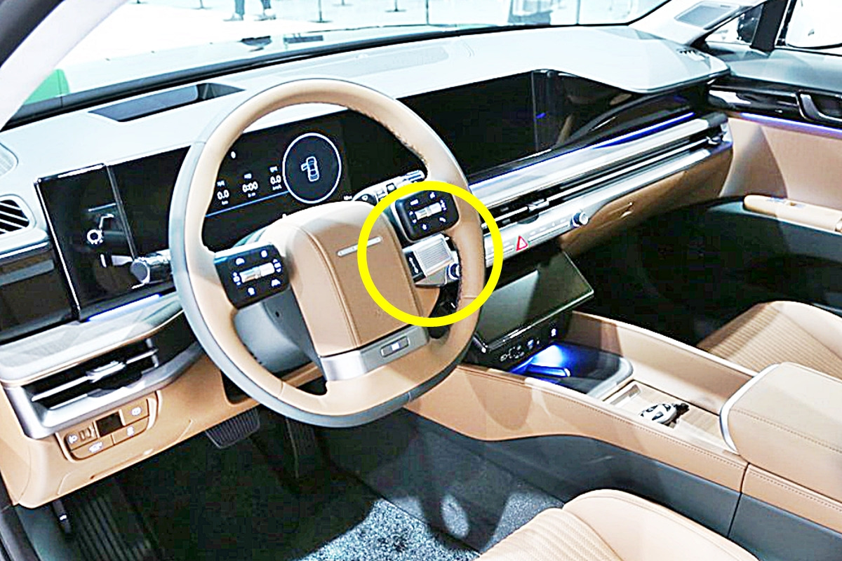 0_그랜저 칼럼 타입 전자식 변속 레버.jpg