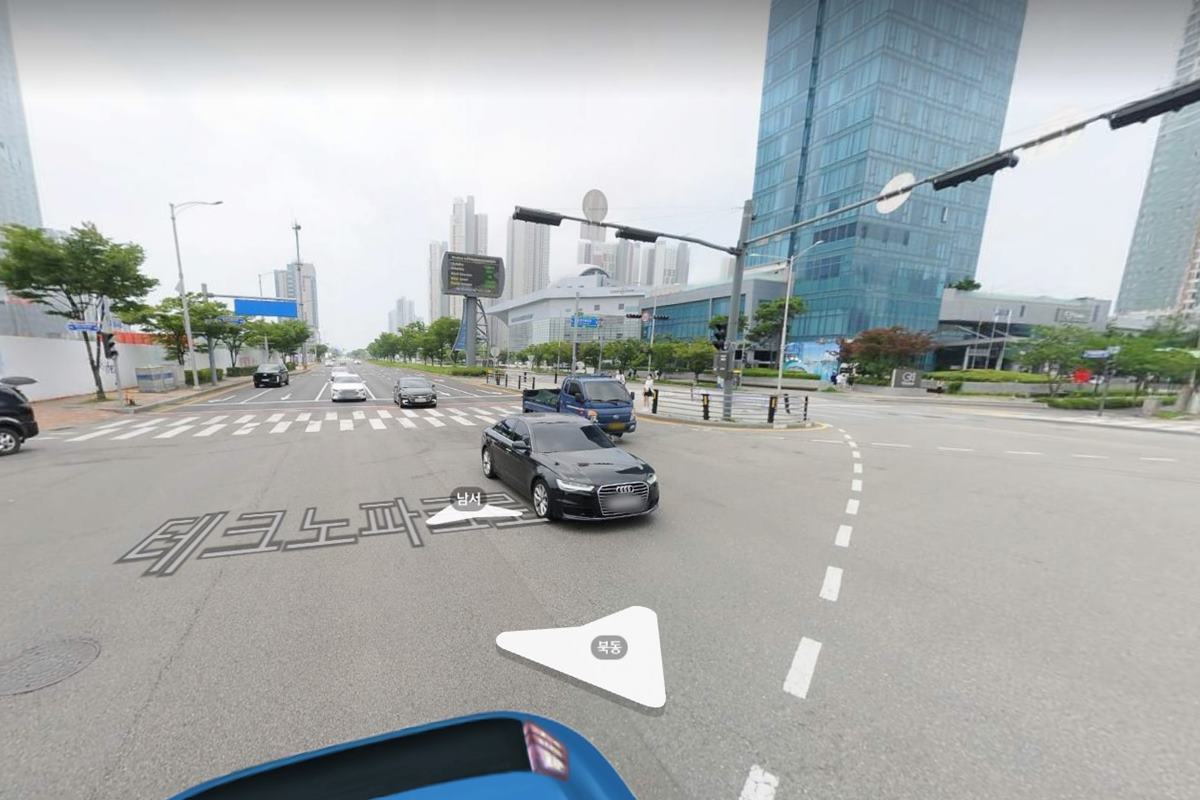 사고가 발생한 도로 사진 출처 = '카카오맵' 캡쳐.jpg