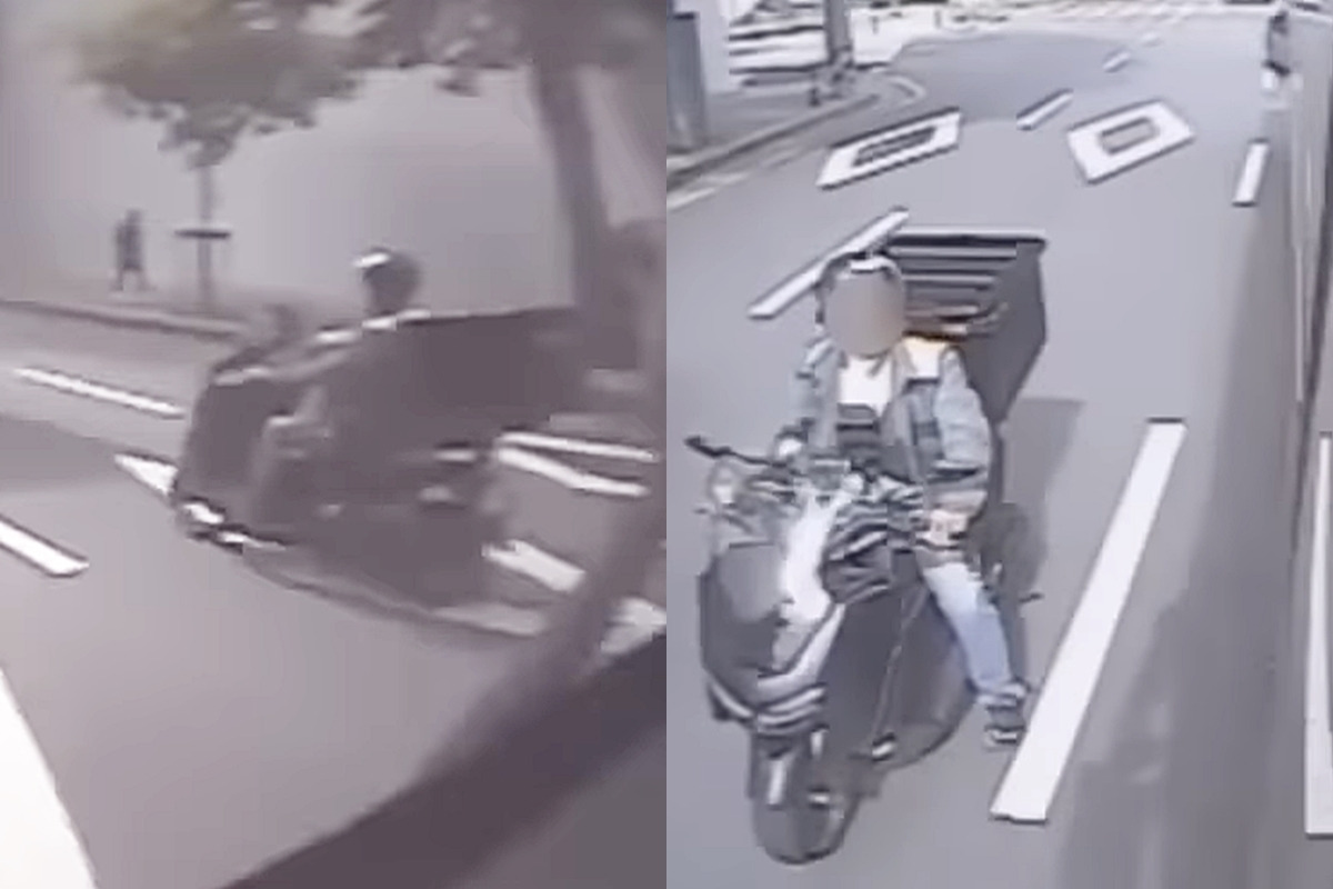 1_오토바이 급 차로 변경_유튜브 채널 '한문철 TV'.jpg