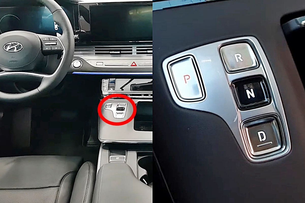 3_그랜저 IG 페이스리프트 전자식 변속 버튼_YouTube '아빠의시선'.jpg