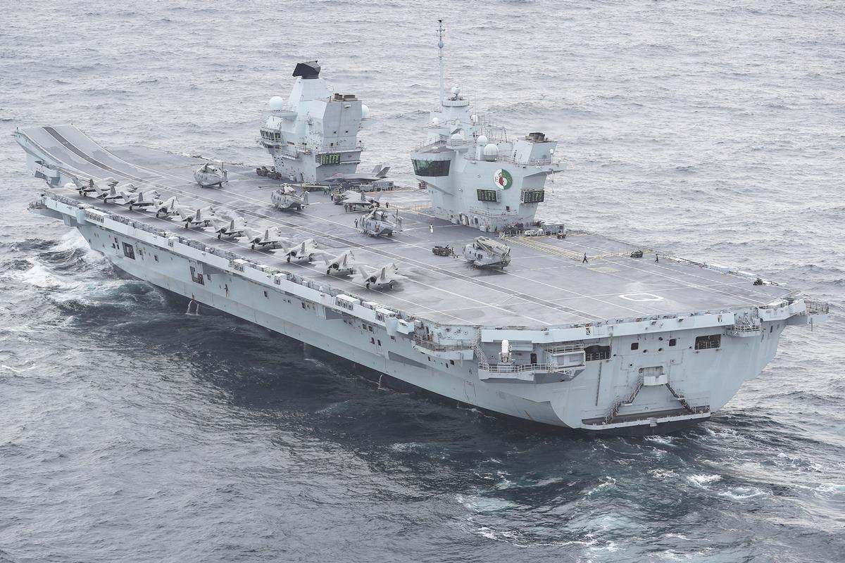 퀸 엘리자베스 호 사진 출처 = 'USNI News'.jpg