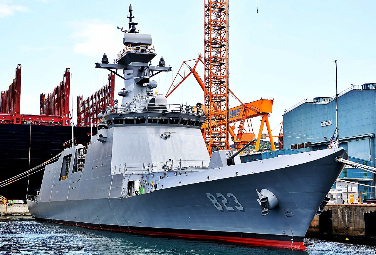 대구급 호위함 5번함 대전함 비겐의 무기사진.jpg