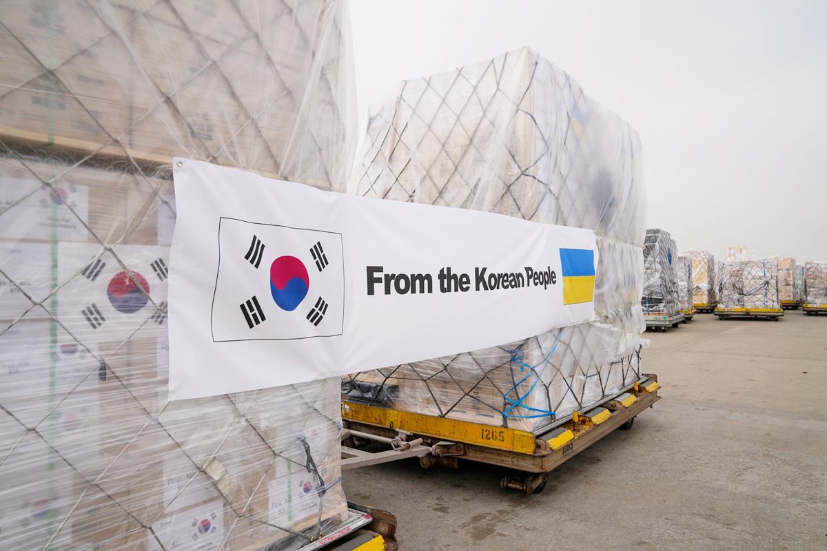 우크라이나로 보내질 한국 지원 물자 사진 출처 = '해외문화홍보원'.jpg