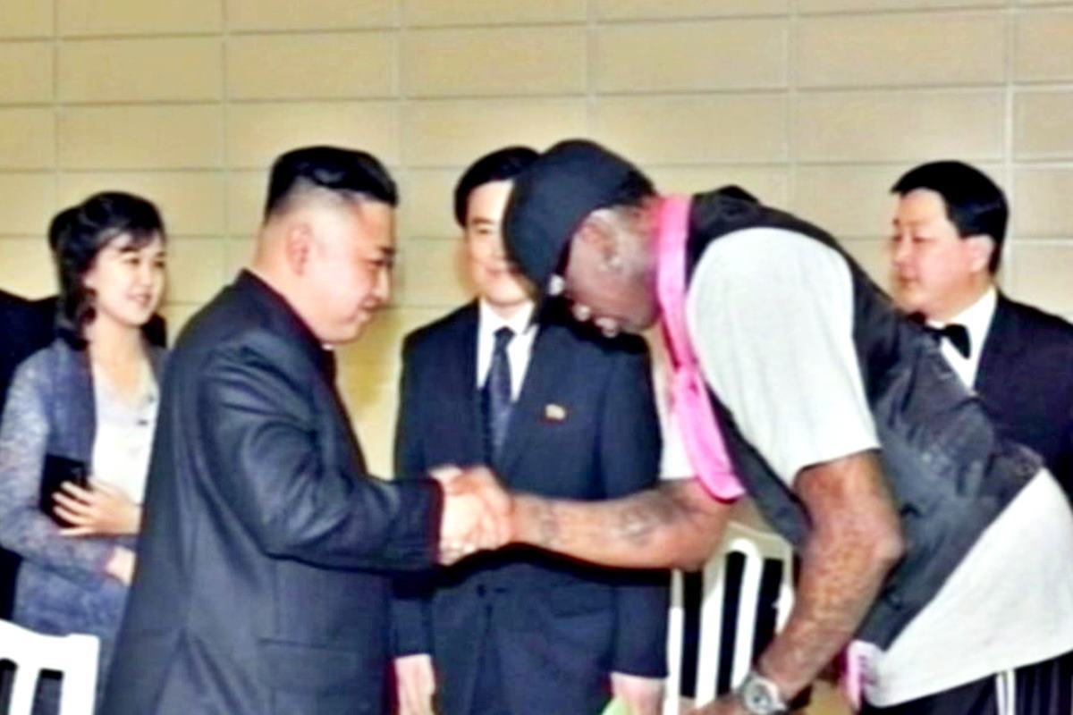 김정은을 만난 데니스 로드먼 연합뉴스.jpg