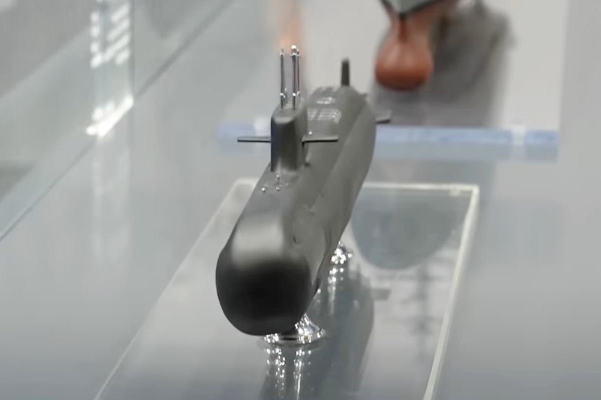 전시된 KSS-3의 모형 사진 출처 = 'Naval News'.jpg