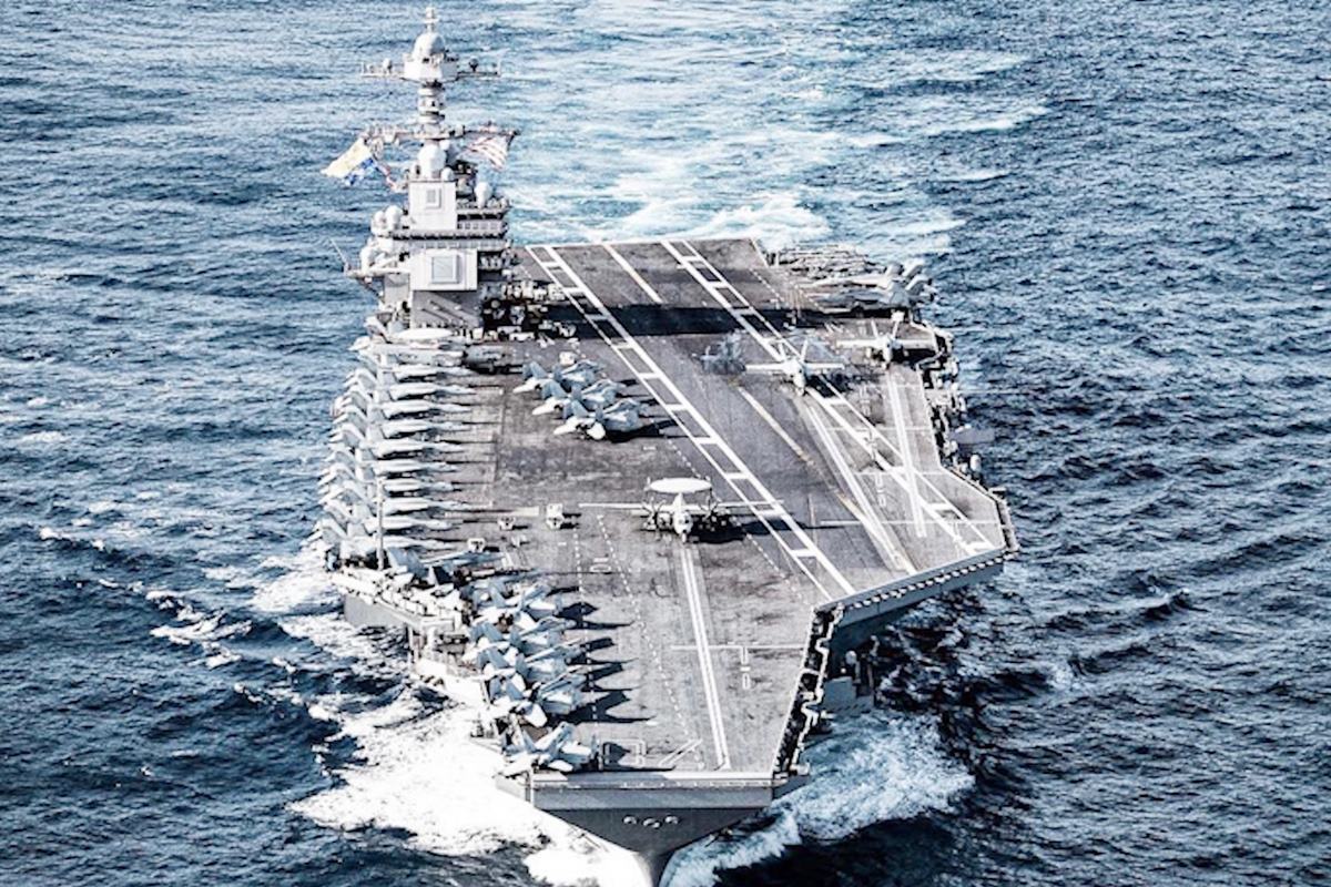 제럴드 R 포드 항공모함 사진 출처 = 'forcesnet'.jpg