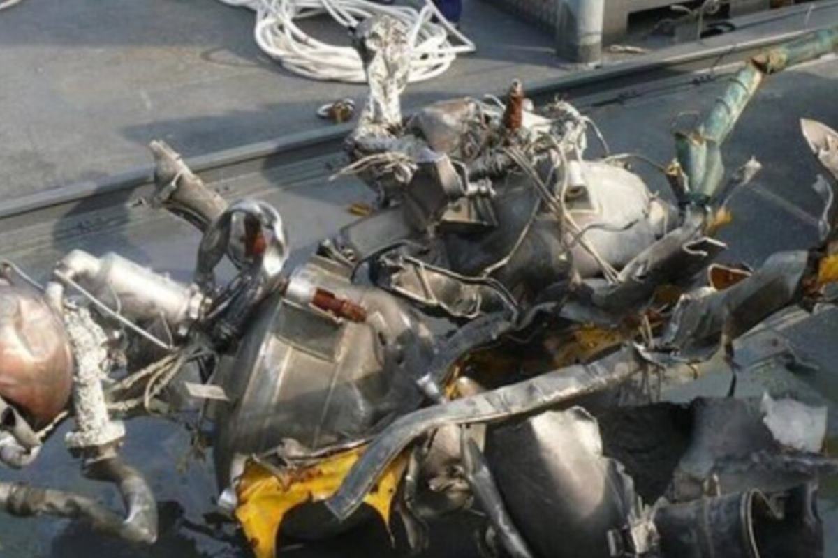 은하3호 엔진 잔해 인양 VOA.jpg