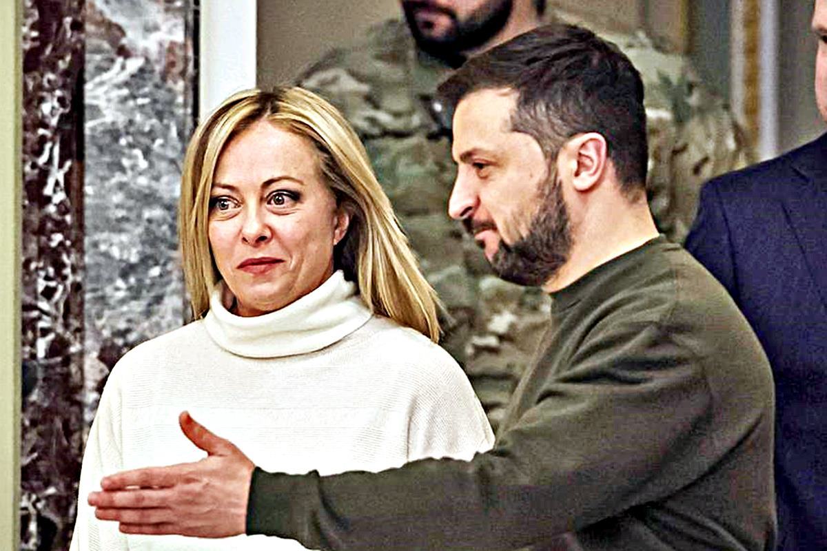 우크라이나를 방문한 조르자 멜로니 이탈리아 총리 DW.jpg