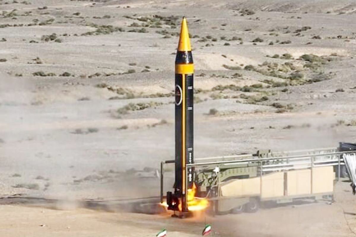 이란의 극초음속 미사일 실험 사진 출처 = Al Arabiya'.jpg