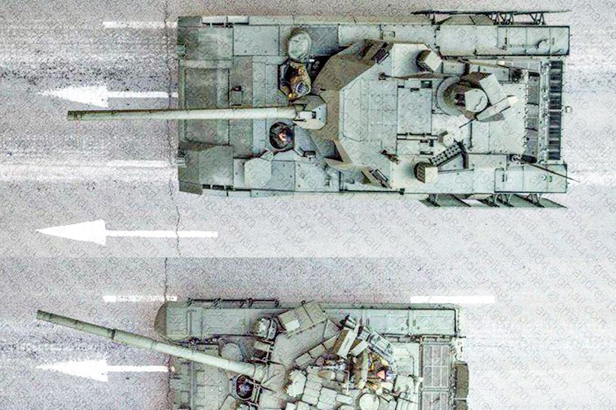 T-14와 T-90 크기 비교.jpg